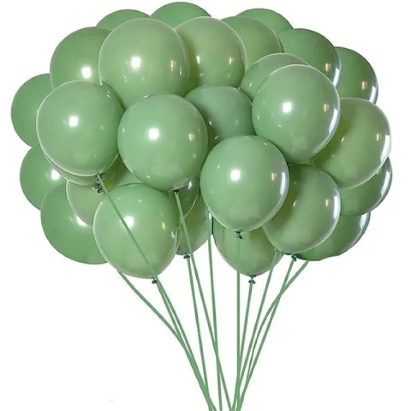 BALON 100LÜ HBK YEŞİL ( OKALİPTUS )