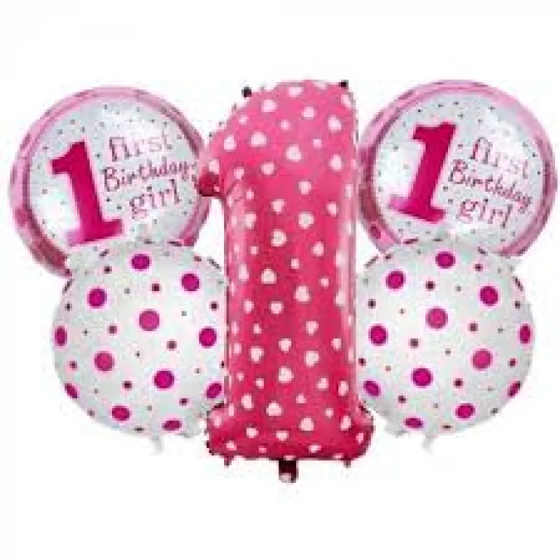 1 YAŞ SET BALON PEMBE