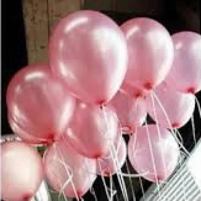 BALON LATEKS METALİK 100LÜ PAKET PEMBE